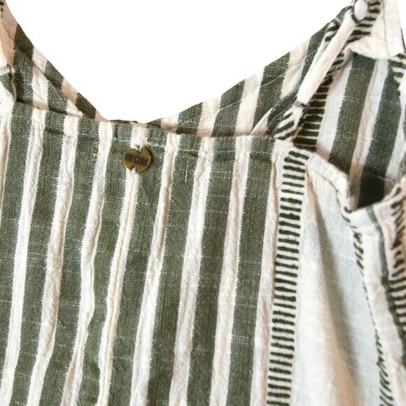 Rip Curl Striped Button Front Sundress Women’s Small Coastal Surf Beachy Summer - Picture 4 of 10